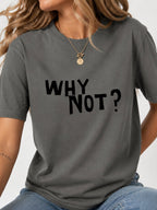 It's A New Day Coffee Cartoon Doodle Graphic T-Shirt - Charcoal Model