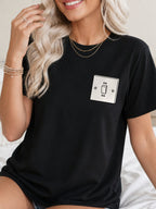 ON Toggle Light Switch T-Shirt - Black Model
