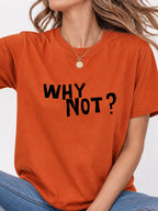It's A New Day Coffee Cartoon Doodle Graphic T-Shirt - Texas Orange Model
