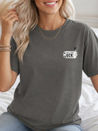 Your Opinions Toilet Paper Doodle Graphic T-Shirt - Charcoal Model