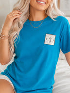 ON Toggle Light Switch T-Shirt - Sapphire Model