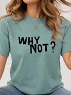 It's A New Day Coffee Cartoon Doodle Graphic T-Shirt - Aquatic Model