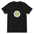 Vintage Distressed Daisy T‑Shirt - Black Front