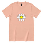 Vintage Boho Daisy Flower Graphic T‑Shirt - Dusty Rose Front