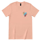 Boho Botanical Graphic Casual Top - Dusty Rose Front