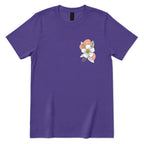 Boho Wildflower Graphic T‑Shirt - Lilac Front