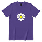 Vintage Boho Daisy Flower Graphic T‑Shirt - Lilac Front