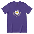 Keep Growing Keep Glowing Daisy T‑Shirt - Lilac Front