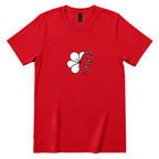 Blessed Grateful Enough Clover T‑Shirt - Red Front