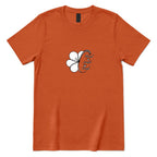 Blessed Grateful Enough Clover T‑Shirt - Texas Orange Front