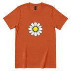 Vintage Distressed Daisy T‑Shirt - Texas Orange Front