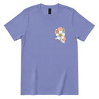 Boho Wildflower Graphic T‑Shirt - Violet Front
