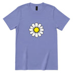Vintage Distressed Daisy T‑Shirt - Violet Front