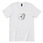 Blessed Grateful Enough Clover T‑Shirt - White Front